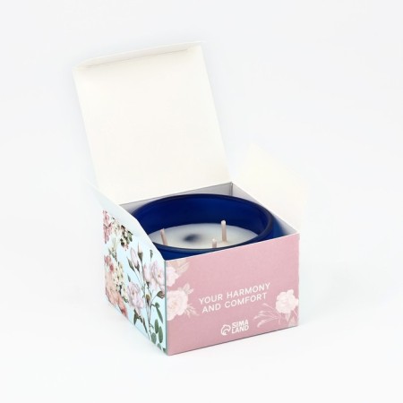 Aromatic candle with natural stones “for vanilla mood”: vanilla, 5 x 7.5 cm.-2
