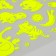 Plastic sticker phosphorus "amazing animals" mix 27x15.5 cm