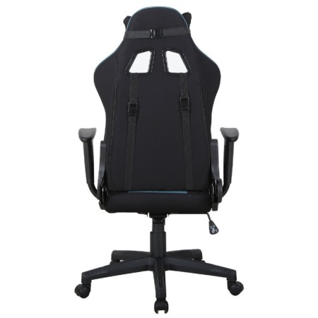 Brabix player "GT RACER GM-100", two pillows, fabric, black/blue-6