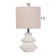 Table lamp "CRIM" 1x40W E14 white/gray 18x18x29cm