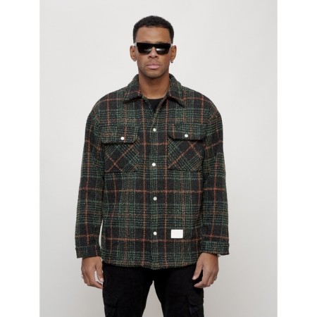 Male windbreaker, size 54, green color-4