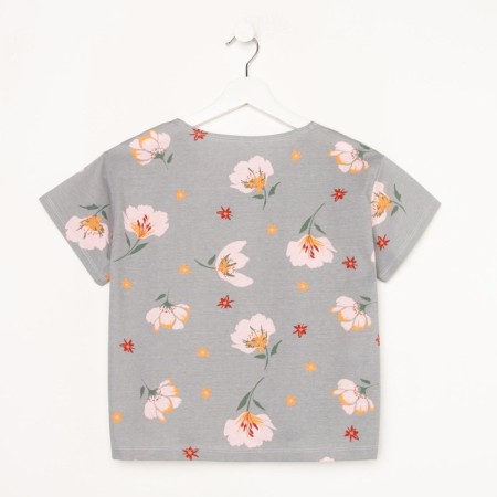 T -shirt female reproach. KAFTAN "Flowers" p. 44-46-10
