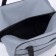 Road bag with lightning, 2 outer pockets, long belt, gray color