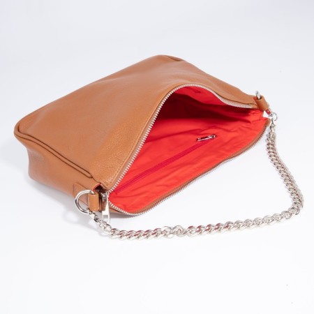 Women's bag Miss Bag with a zipper, external pocket, redhead-7