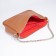 Women's bag Miss Bag with a zipper, external pocket, redhead