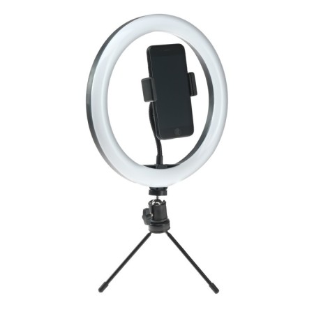LED ring lamp on a tripod Luazon SNP097, 10 "(26 cm), 20 watts, tripod 8-14 cm-2