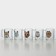 Animals mug, glass, 250 ml, mix