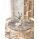 The tablecloth "Marble vortex", round, oxford, elastic band, size 140x140 cm, diameter 105-120 cm