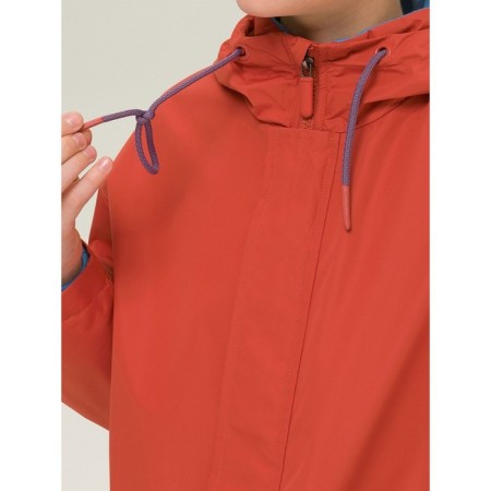 Windbreaker for boys, height 134 cm, terracotta color-2