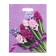 Package "Tender Hyacinths", polyethylene with a cut pen, 31x40 cm, 60 μm