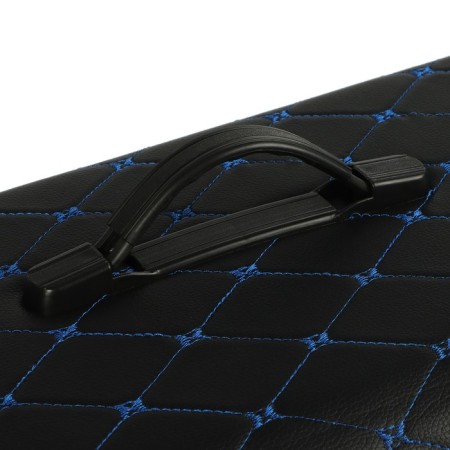 Organizer COFR in trunk, 55 x 30 x 31 cm, eco-leather, black-blue-5