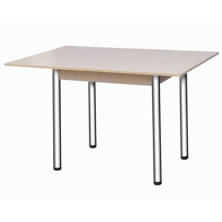 The table of the rotary-oxide "Piruet", 800 (1200) × 600 × 750 mm, support chromium, oak color-1