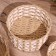 Set of wicker baskets, 3 pcs, 23x19x15 cm