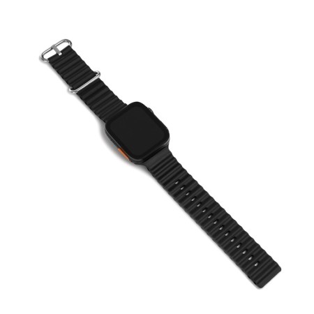 Smart hours, 180 mAh, IPS, 240x282, Android 5.0+, iOS 10+, silicone strap, black-4