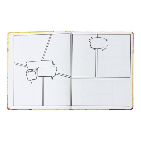 Sketchbook d/comics 205 x 246 mm, 64 sheets "Anime", hard cover, matte lamination, selective varnish, block 120 g/m2-4