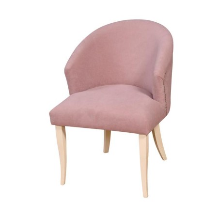 Valencia chair, support array Vanil, Molding Nickel, Velor fabric, Dream Java Color