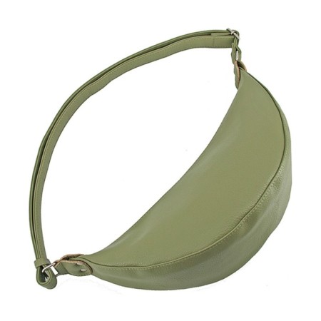 Female bag, artificial leather, green 40x15x12 cm-2