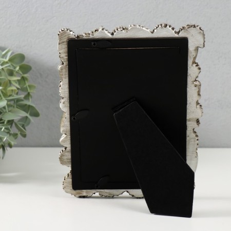 Photo frame Polystone 10x15 cm "shells" silver 20.7x15.5 cm-3