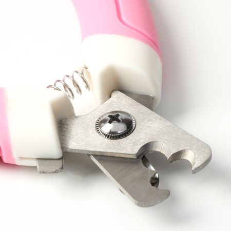 Coogers of the side with 2 holes, large, pink-white-1