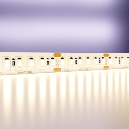 MAYTONI LED tape, 24V, IP20, 2835, 20W/m, 3000k, 5 m, monochrome glow