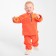 Details (jumper and trousers) minku orange color, height 86-92 cm