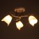 Nicole chandelier 3x15W E27 White Bayerlux