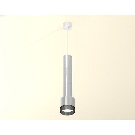 Suspended lamp with composite crystal Ambrella Light, XP8120005, GX53 LED 12 W, silver color, tinted-2