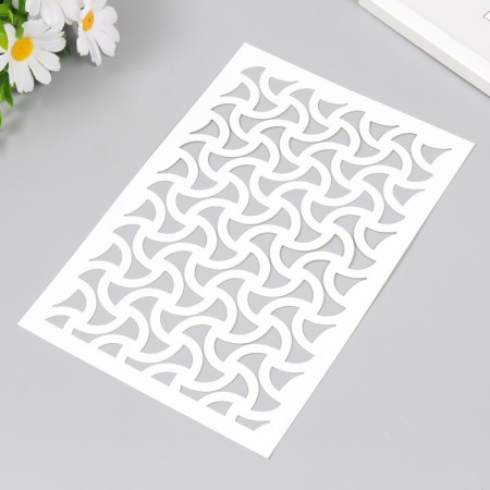 Plastic "pattern" 24x16 cm stencil-1