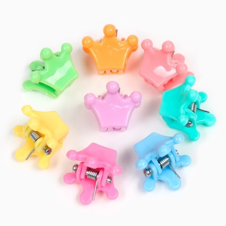 Gift set, hair gum 10 pcs, hairpin crab 10 pcs, princesses-4