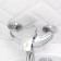 BUNNE BOOOU B8174-18F bathtub, pour 350 mm, shower set, brass, chromium