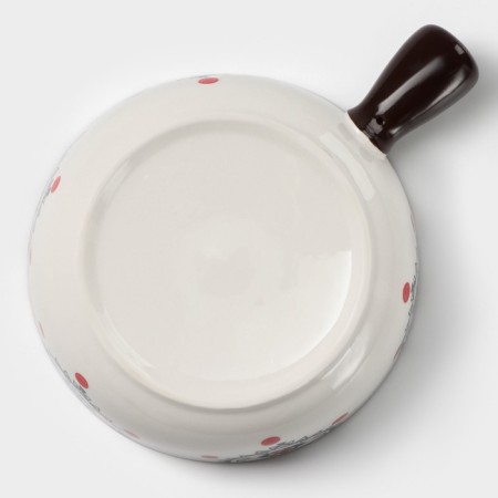 Coconut Coramic "Patterns", 550 ml, white color-3