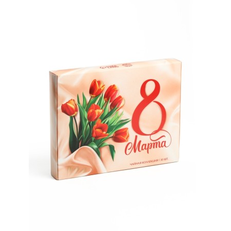 Gift tea "March 8: Postcard", 30 p