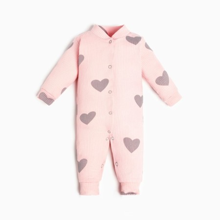 Combineson crumb I am “heart”, height 62-68 cm, pink color-5