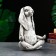 Figure "Hare Yoga" 25x19x10cm, Gray Stone