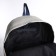 Youth backpack on lightning from textiles, 2 pockets, blue color