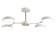 Cell chandelier Lumion. Brad, 72W, LED, 195x245x195 mm, white color, tree