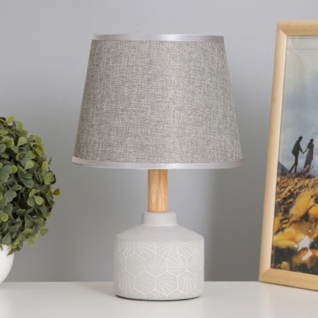 Table lamp 21193/1 E14 40W gray 20x20x30 cm