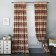 Set of curtains "Walis", size 170 x 270 cm - 2 pcs, brown color