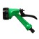 Pistol for irrigation, 7 modes, under connector, PP -plastic, Greengo