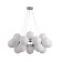 Sid chandelier, size 86x120 cm, E14 20x10W,