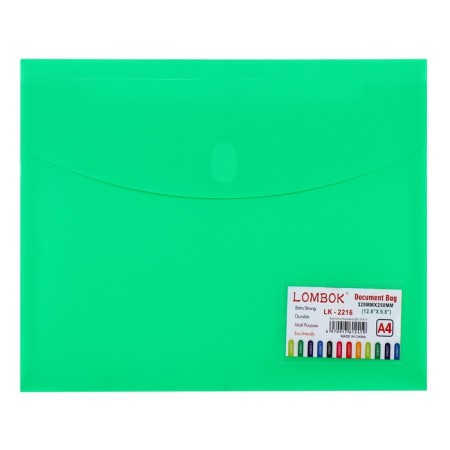 A4 Velcro folder, 180 md, with extension, make-up pockets, mix-7