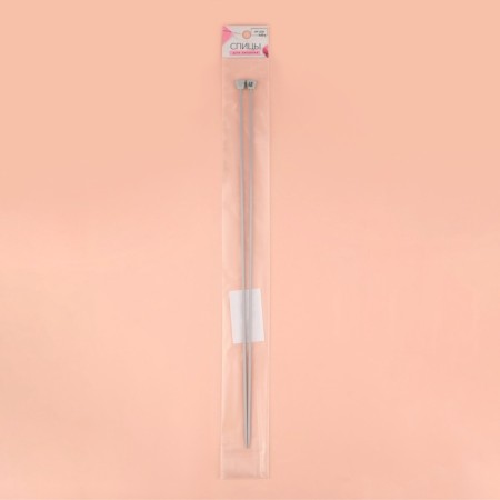 Knitting knitting needles, straight, with Teflon coating, D = 2.5 mm, 35 cm, 2 pcs-4