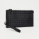 Male purse with zipper, department for bills, for maps, for coins, black color