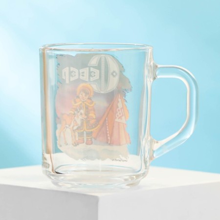 Glass mug "North. Yurts ", 200 ml-2