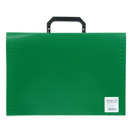 A4 Calligrata Folder Portfire, 13 departments, 700 μm, up to 300 sheets, green-3
