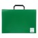 A4 Calligrata Folder Portfire, 13 departments, 700 μm, up to 300 sheets, green