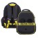 Frame backpack 38 x 29 x 17 cm, Hatber Ergonomic Light "Soft and Fluffy" black/yellow nrk_85002