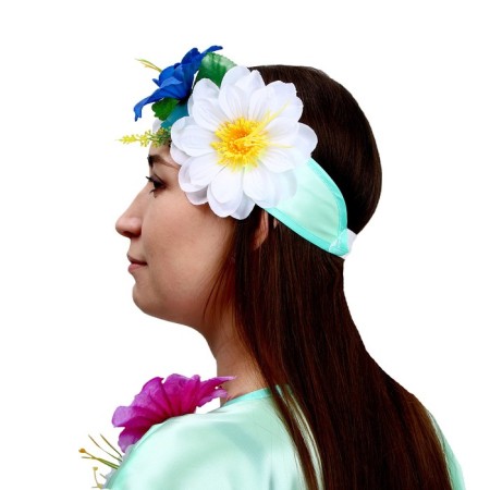 Spring carnival costume, adult, dress, headdress-2