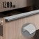 The handle Cappio RT001CP, L = 1200 mm, m/o 1160 mm, matte chromium, 4 pcs.