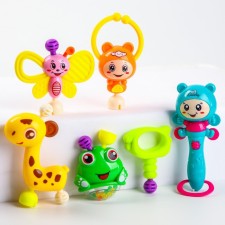 A set of rattles “Gather me”, 6 pcs, bright colors, crumb me